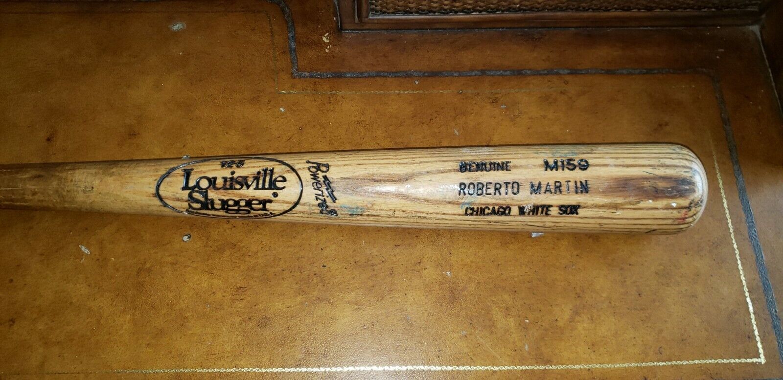 ROBERTO MARTIN CHICAGO WHITE SOX GAME USED BAT MLB ALL STAR