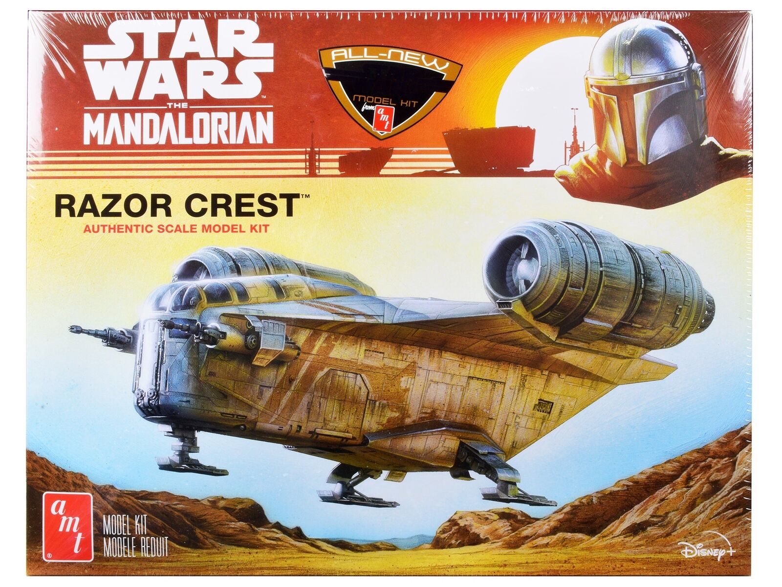 Skill Model Kit Razor Crest Spaceship Star Wars The Mandalorian 1/72 Scale Model