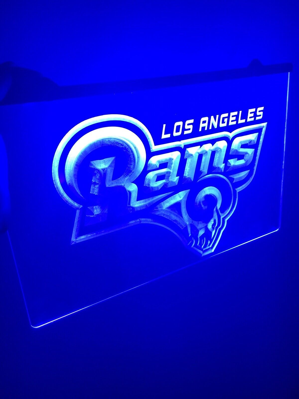 NFL LOS ANGELES RAMS LED Neon Sign for Game Room,Office,Bar,Man/Lady Cave.