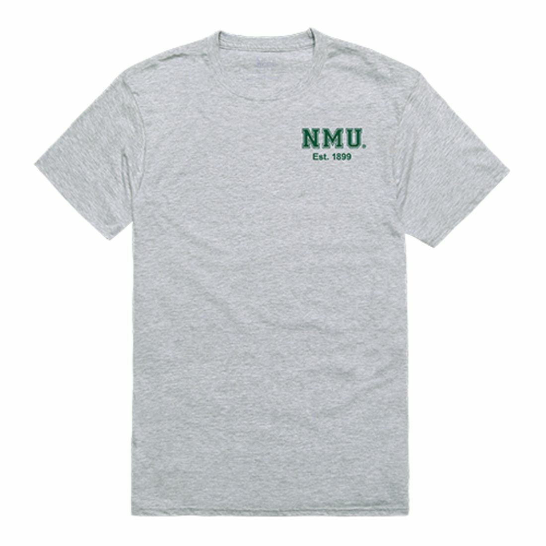 NMU Northern Michigan University Wildcats Practice T-Shirt Heather Grey