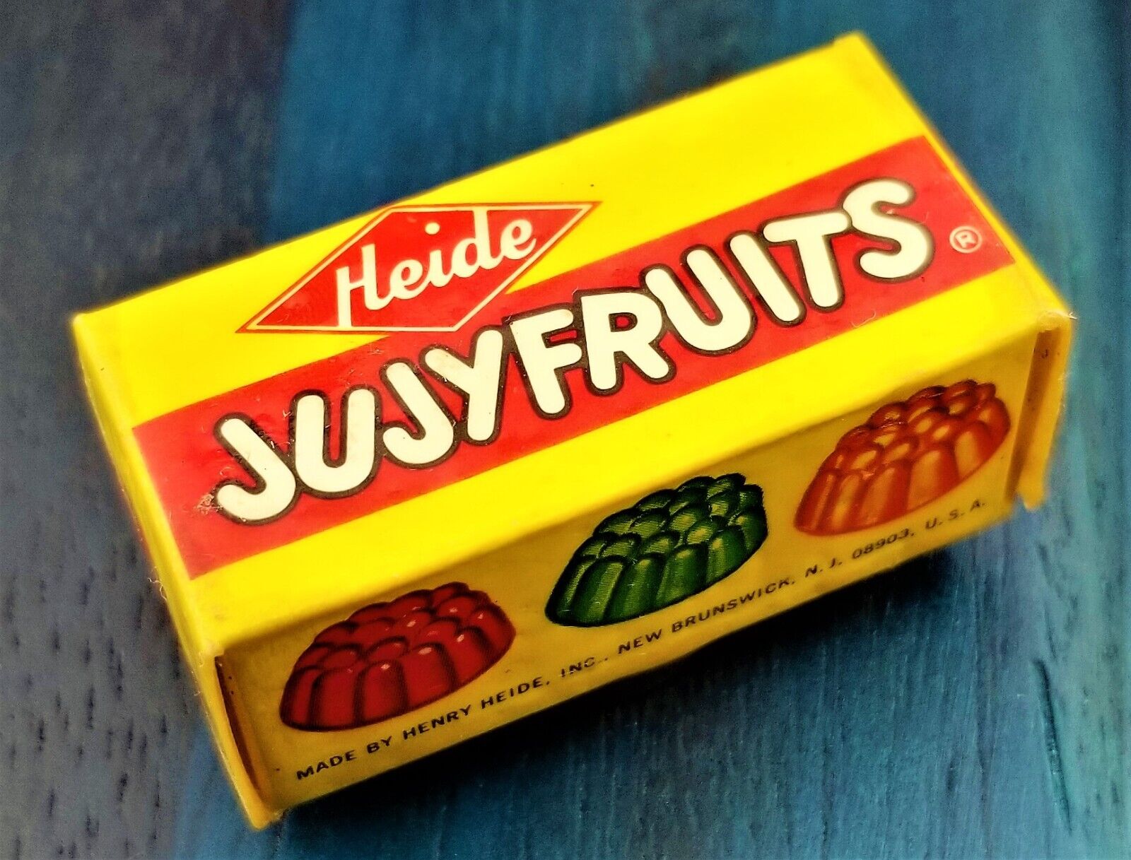 Vintage Retro Mini HEIDI JUJY FRUITS Gummy 3D Glazed Candy Food Fridge Magnet