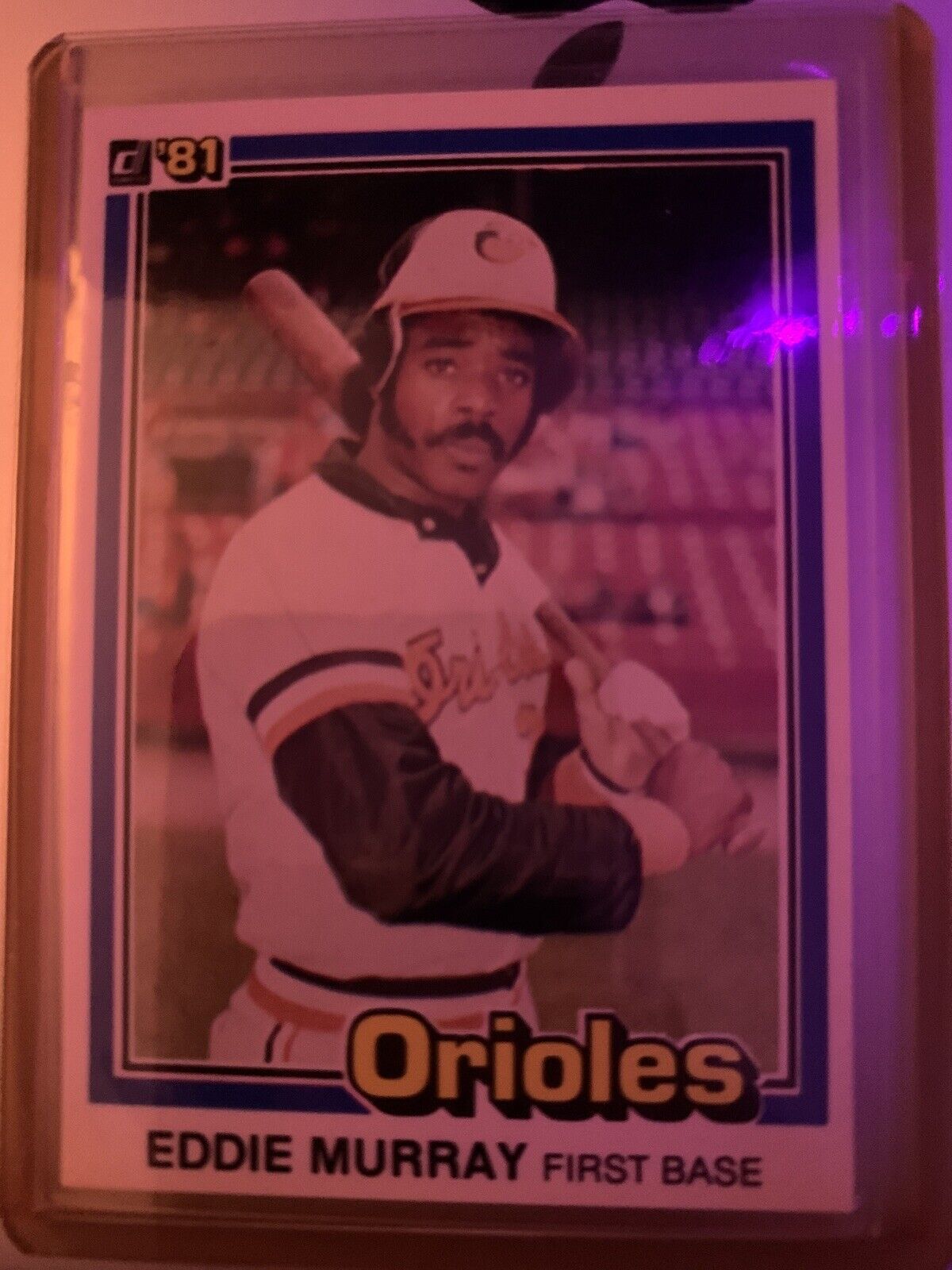 1981 Topps Eddie Murray First Base 1st Edition Baltimore Orioles