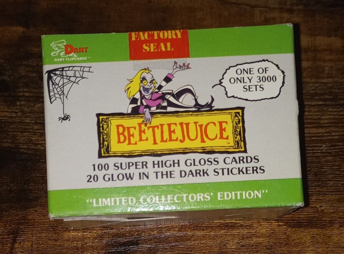 1990 Dart BEETLEJUICE Factory Sealed High Gloss Set (120) - Limited Edition 3000