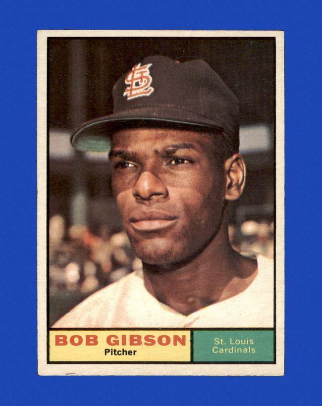 1961 Topps Set Break #211 Bob Gibson EX-EXMINT *GMCARDS*