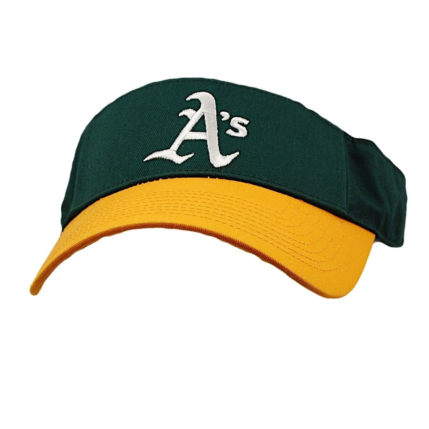 MLB Oakland Athletics A\'s MLB Hat by OC Sports Golf Sun Visor Cap Adjustable
