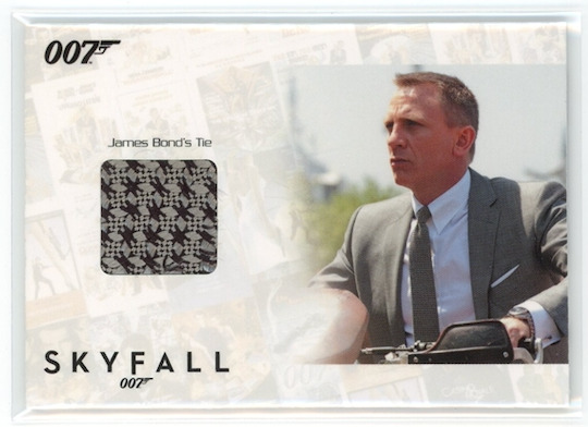 DANIEL CRAIG James Bond Autographs & Relics Tie Costume Relic #SSC3 /200