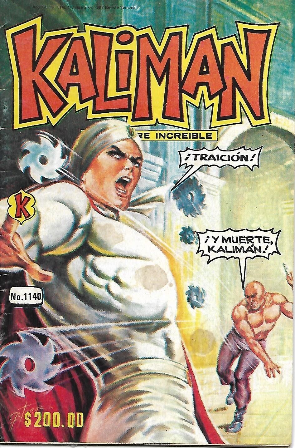 Kaliman El Hombre Increible #1140 - Octubre 2, 1987