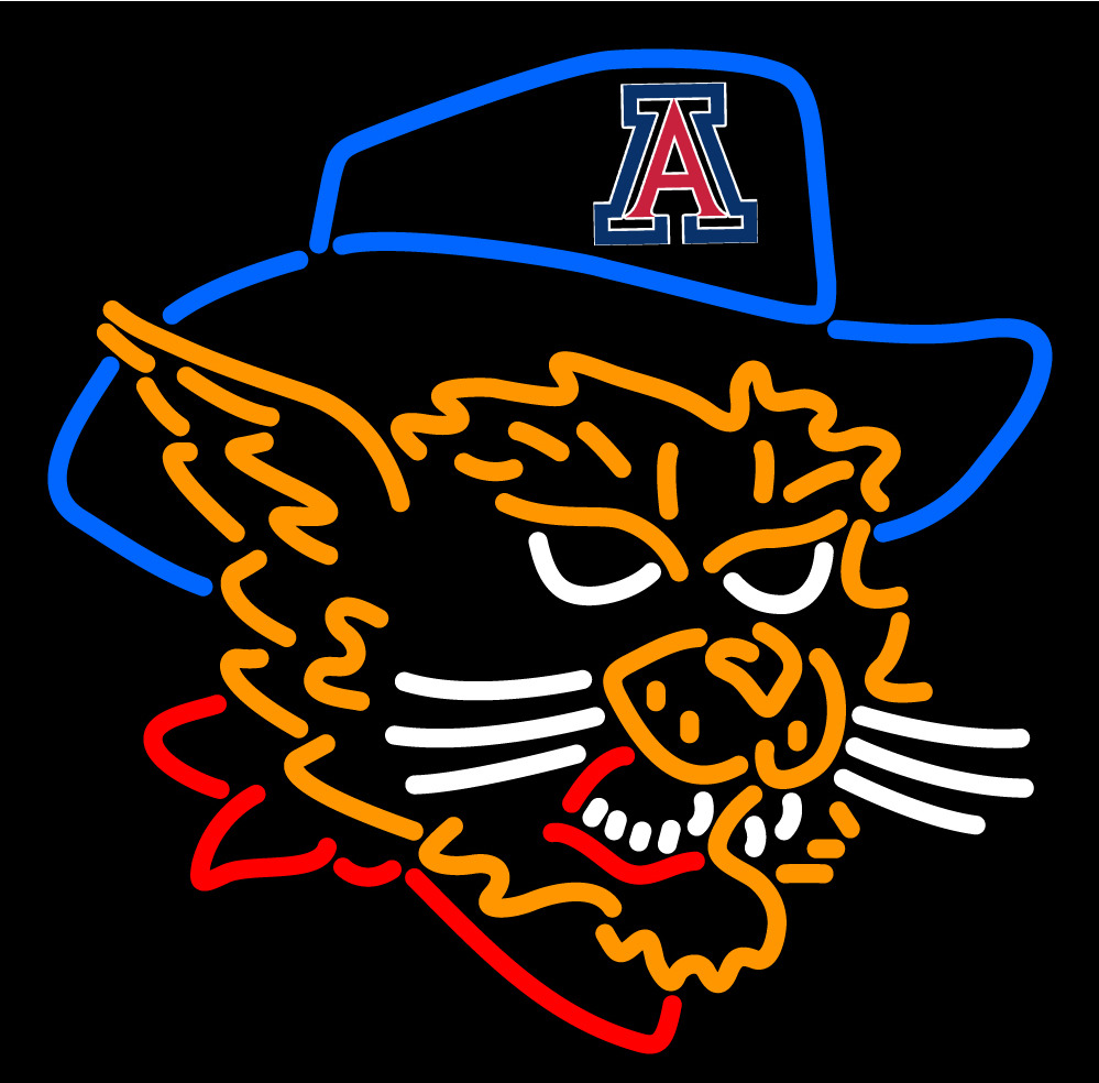 Arizona Wildcats Mascot 2003 Neon Sign 24