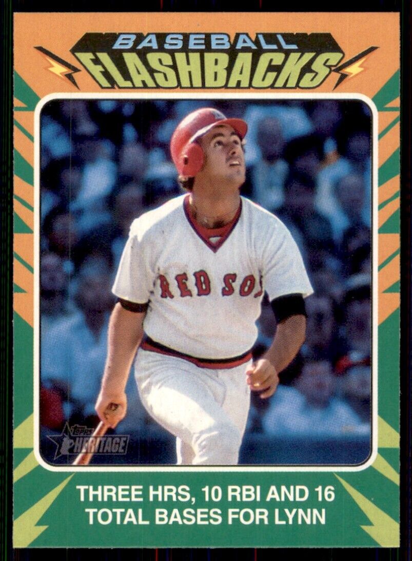 2024 Heritage Baseball Flashbacks #BF-5 Fred Lynn  - Boston Red Sox