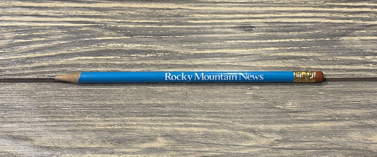 Vintage Rocky Mountain News Denvers Extraordinary Morning Newspaper Sharp Pencil