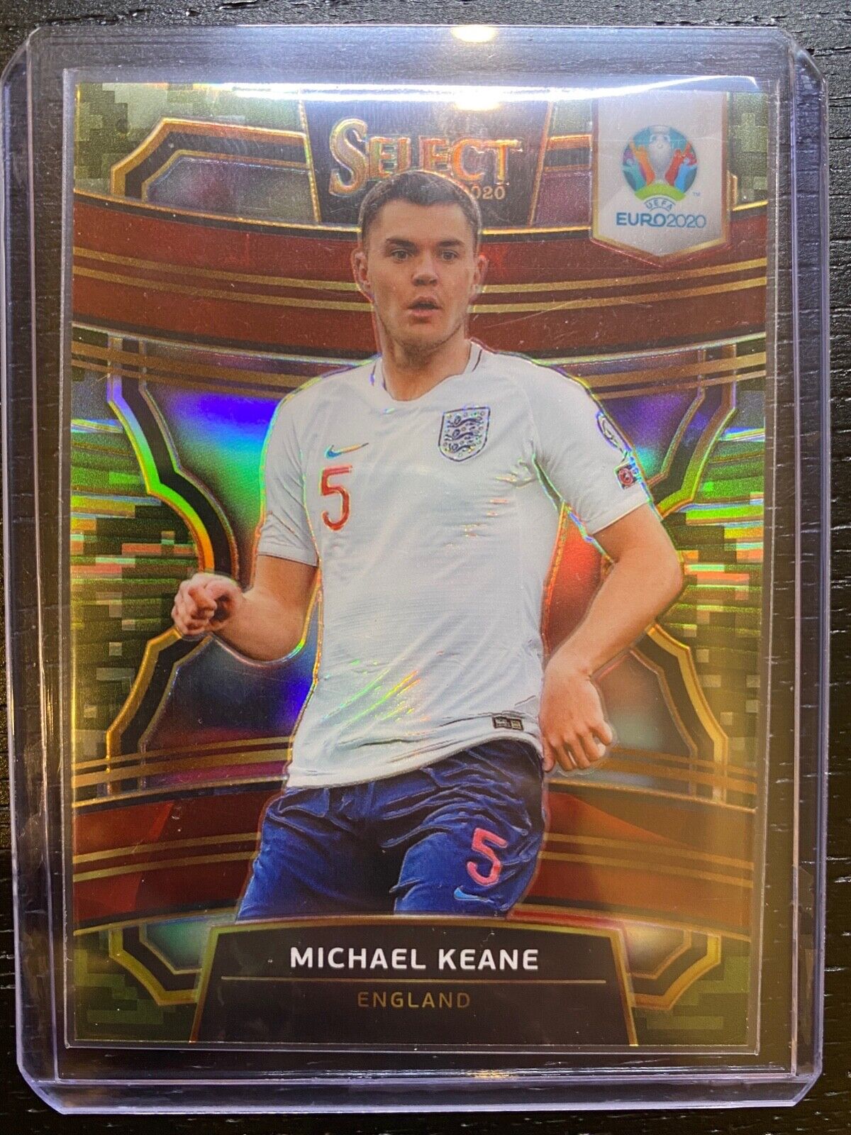 2020 Panini Select UEFA Soccer Terrace Michael Keane Camo #20/60 England
