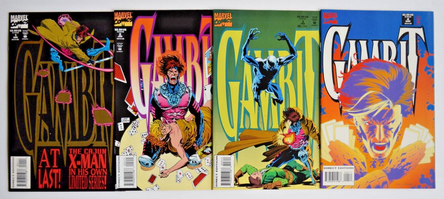 GAMBIT (1993) 4 ISSUE COMPLETE SET #1-4 MARVEL COMICS