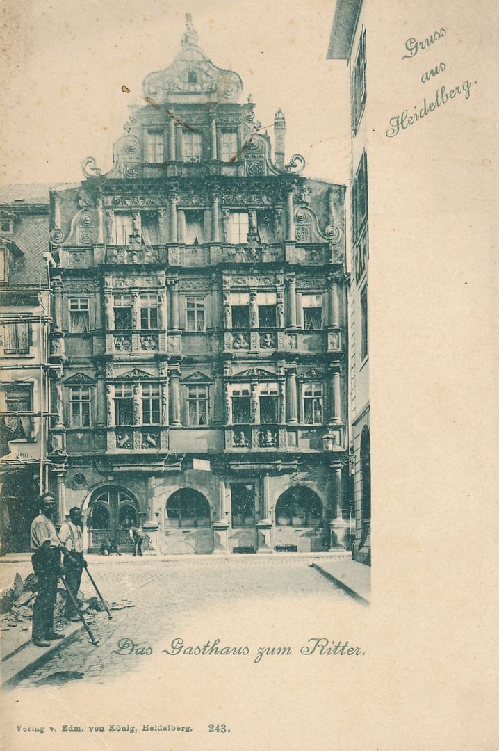 HEIDELBERG - Das Gasthaus Zum Ritter Postcard -