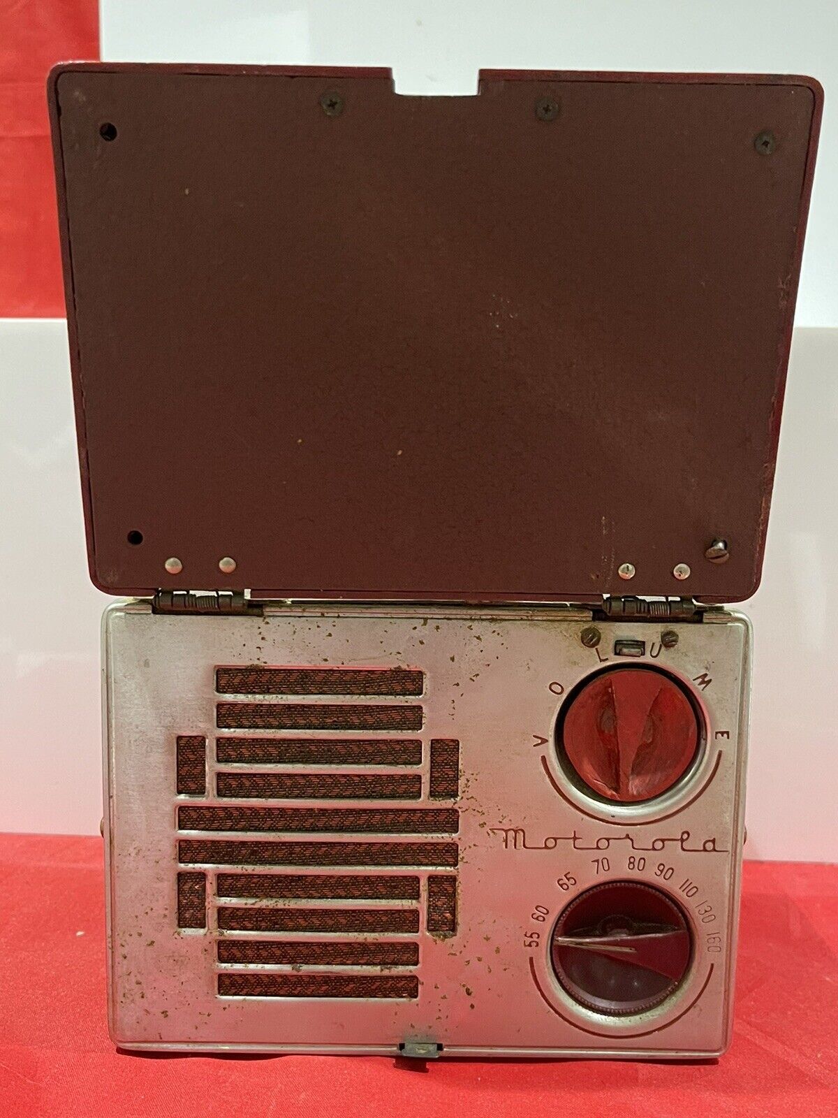 VINTAGE Motorola 1946 Lunch Box Radio, Model 5A5 Antique Portable - AS-IS PARTS