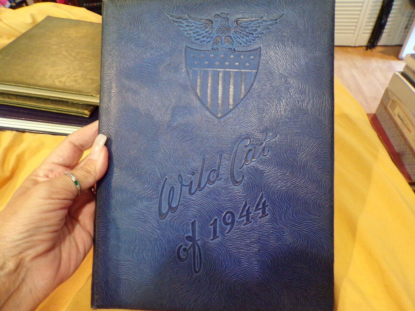 1944 Annual Yearbook THE WILDCAT Neosho  High School Missouri