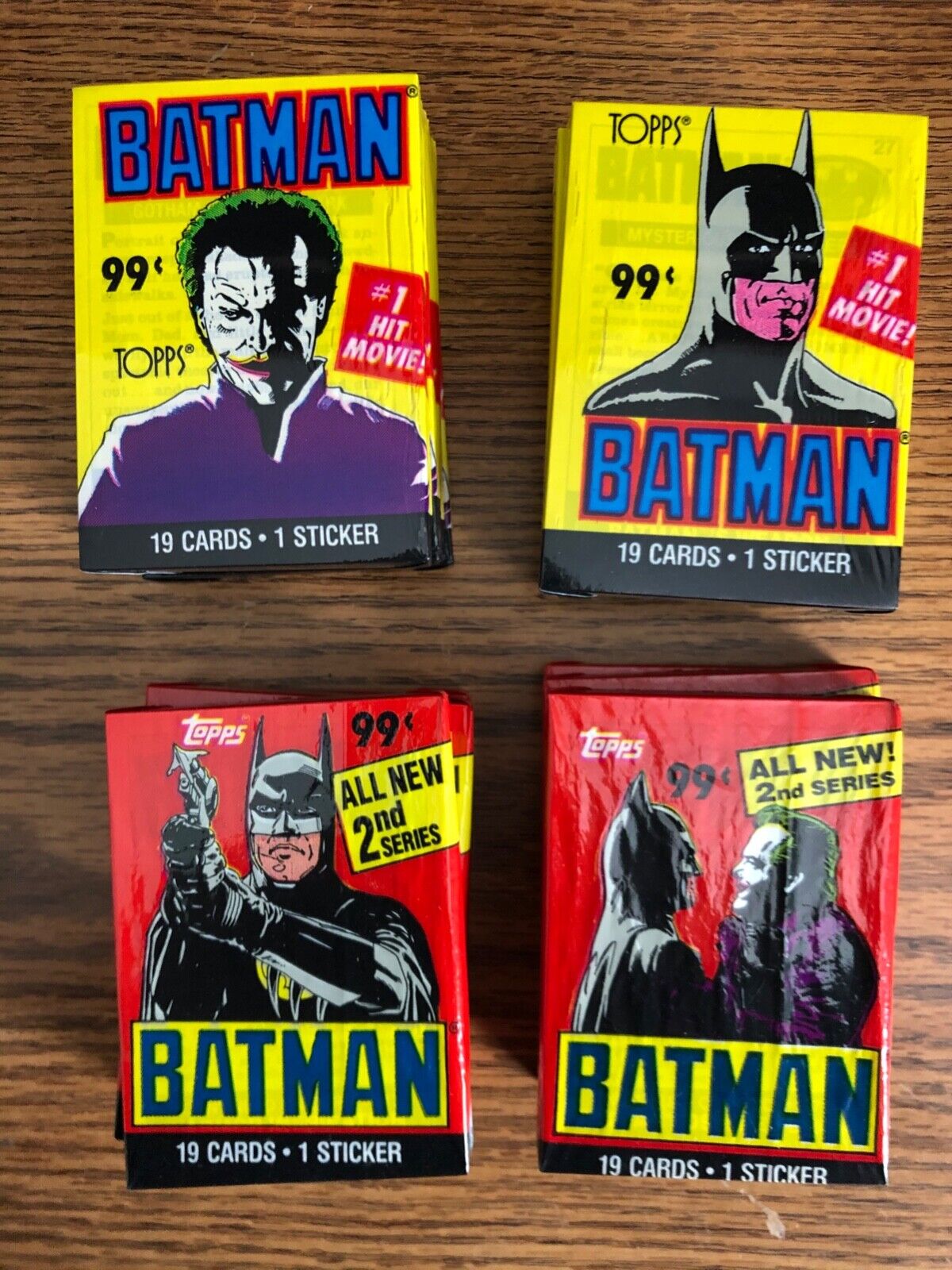 1989 Topps Batman: Movie unopened Packs. choose your pack 1st & 2nd series 
