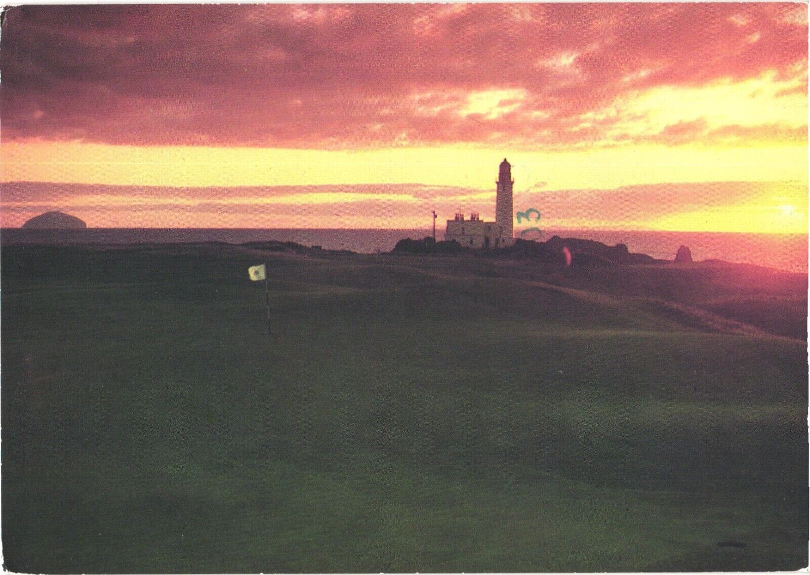 Beautiful Sunset at Turnberry, Turnberry Hotel & Golf Course, Scotland Postcard