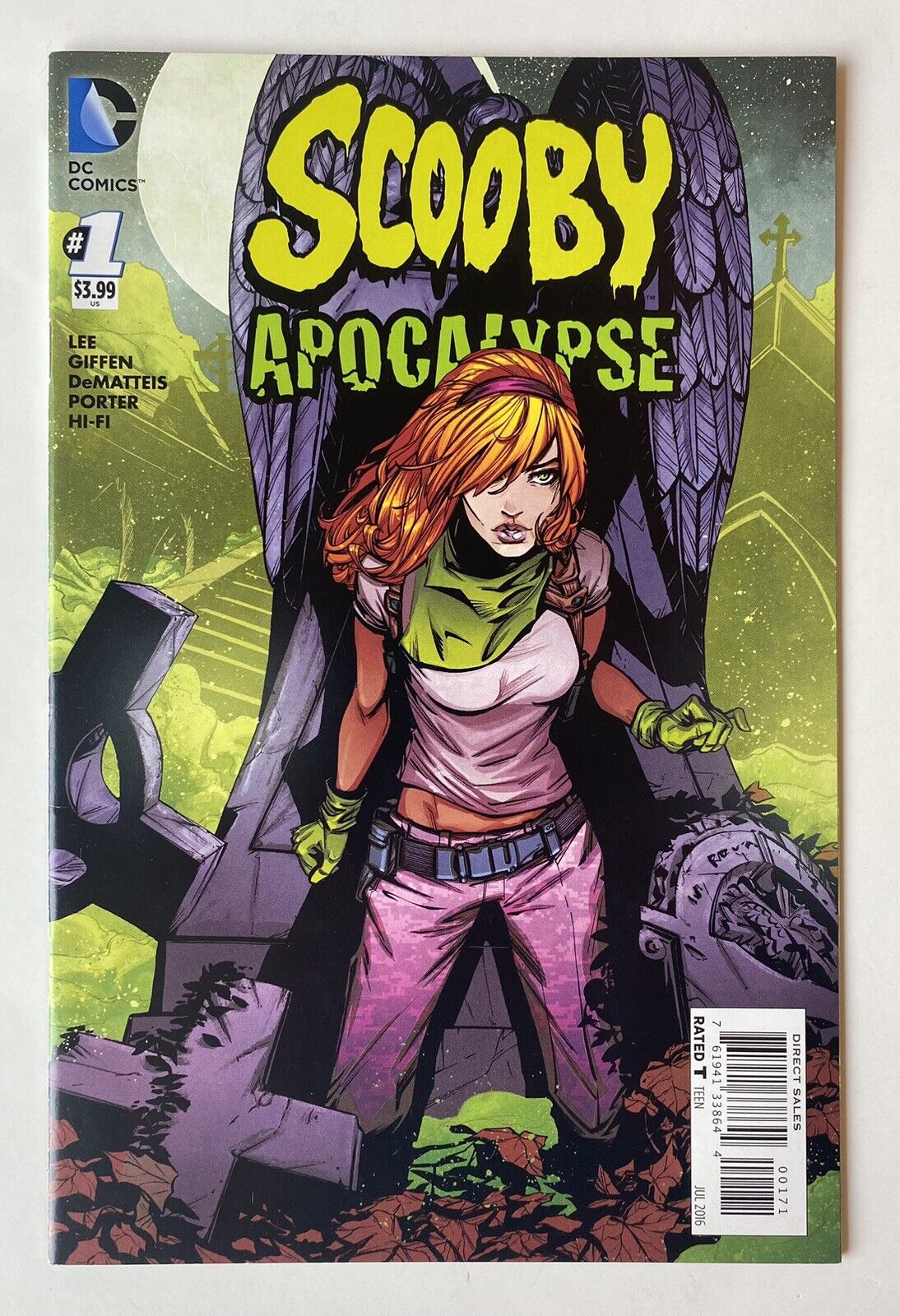 Scooby Apocalypse #1 Daphne Variant Cover (2016, DC) NM++