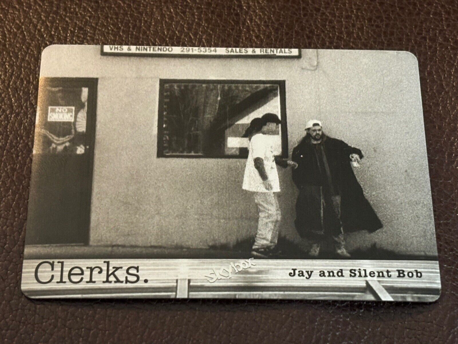 2016 Upper Deck Clerks Printing Plate 1/1 Jay And Silent Card 7 Black Plate
