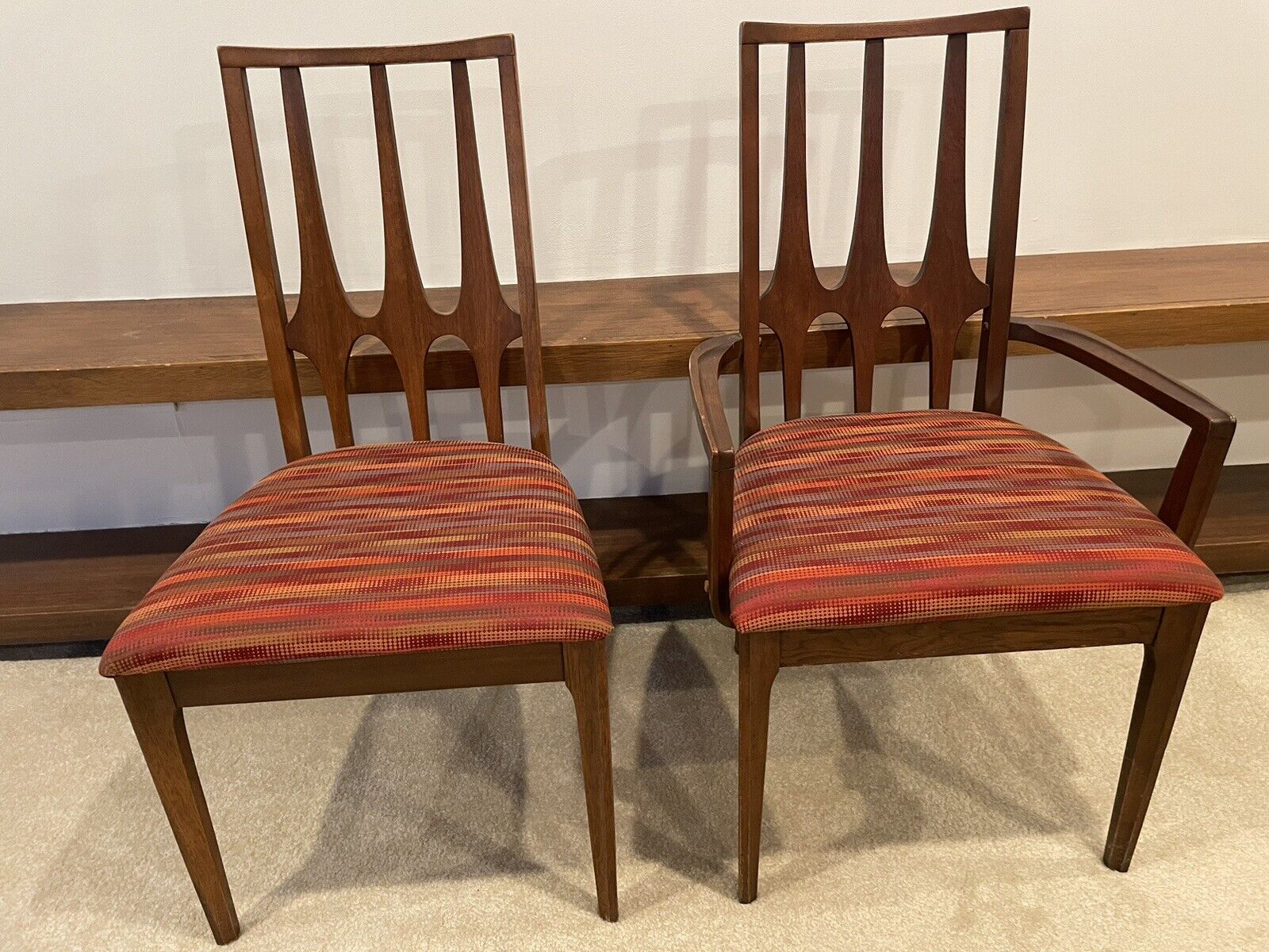 Broyhill Brasilia Mid-Century Dining Chairs Set Of 2