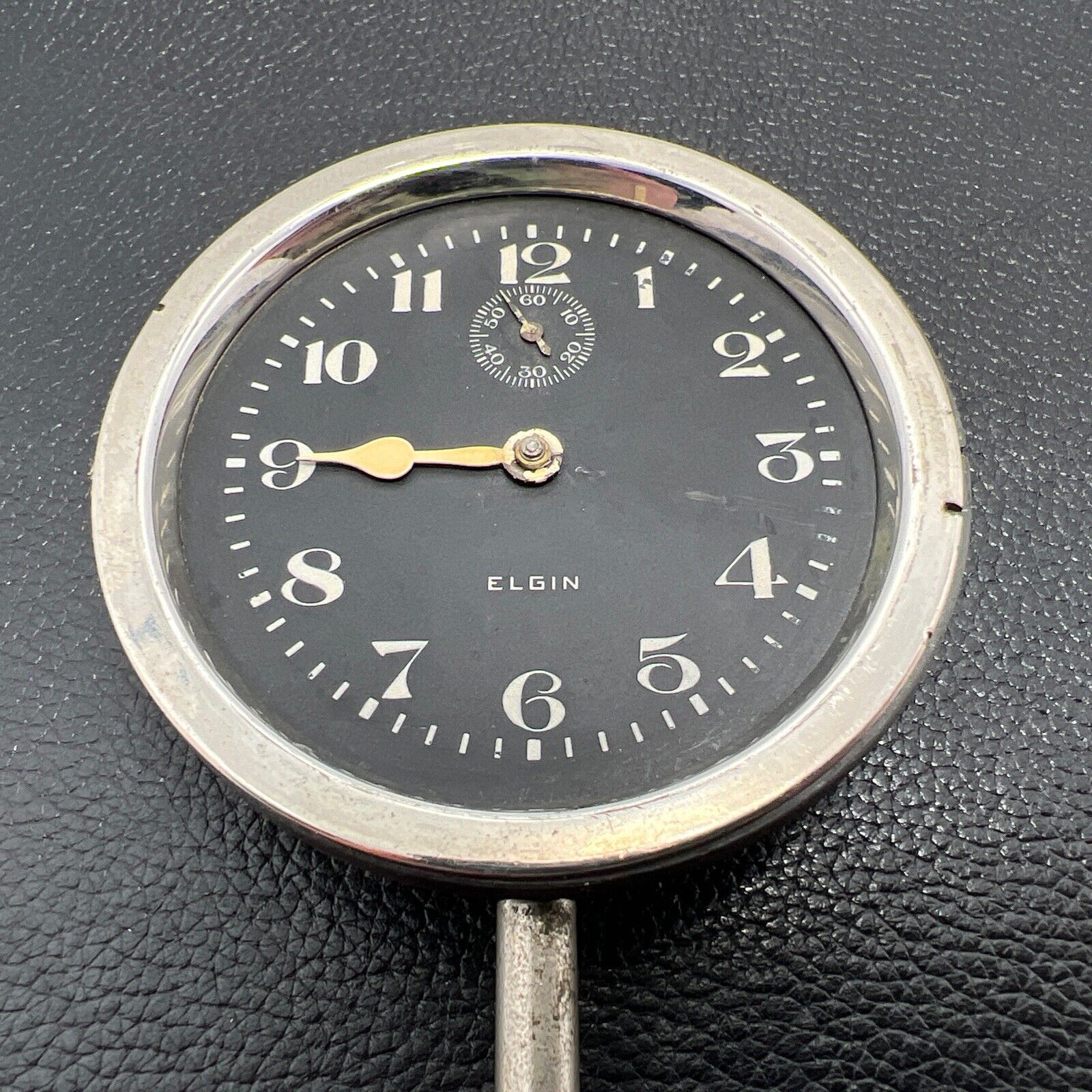 1937 - Elgin 8 Day 37s 7j Grade 471 Model 1 Clock Car Running