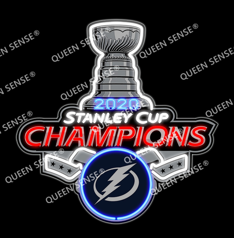New Tampa Bay Lightning 2020 Ice Hockey Champions Neon Sign 24\