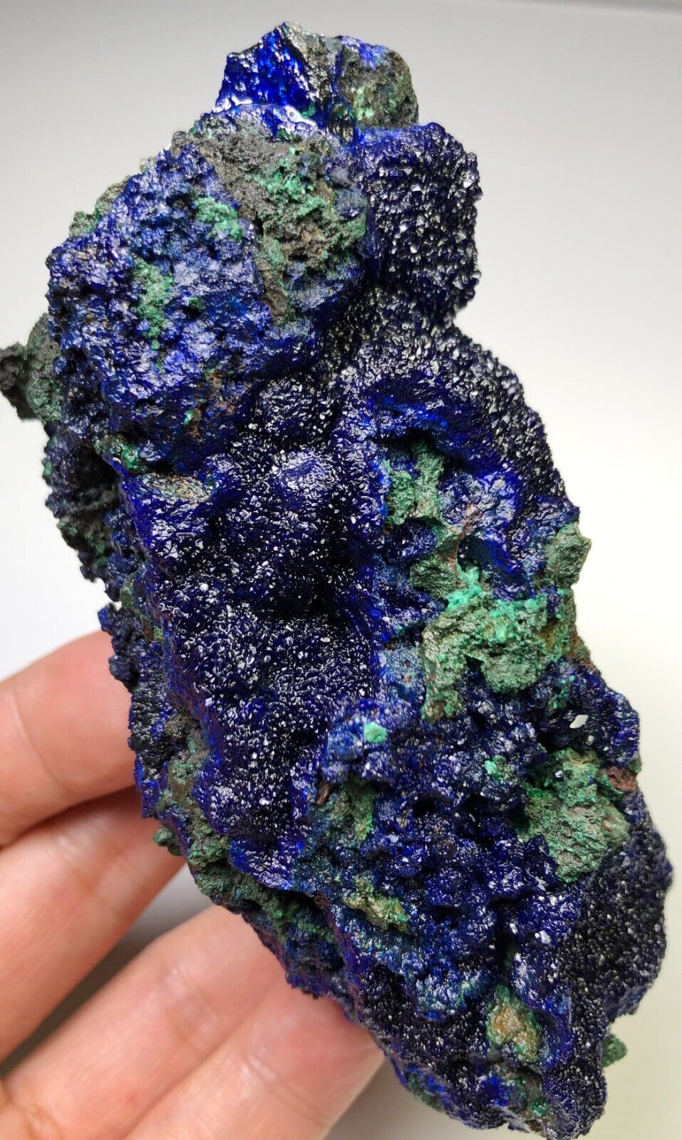 323g Beautiful Natural Azurite/Malachite Crystal Mineral Sample B634