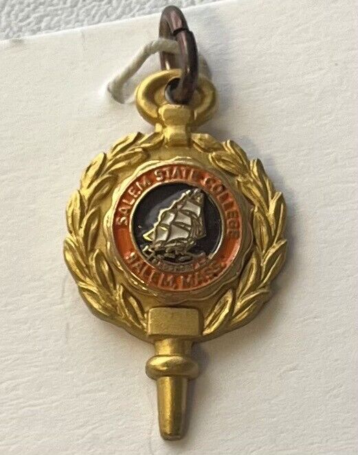 Vintage Salem State College ~ Salem Massachusetts Key Award Charm