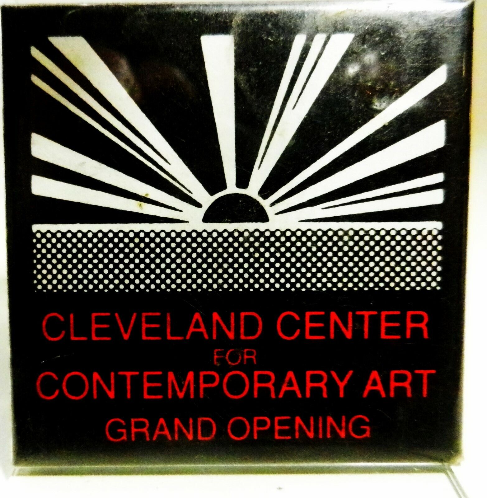 Cleveland Center for Contemporary Art GRAND OPENING  Pin 1984-Cleveland,Ohio