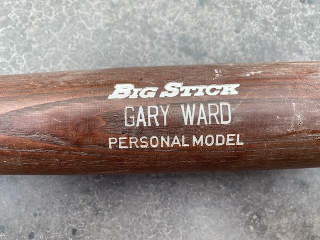 GARY WARD Game Used Baseball Bat Texas Rangers 1984-86 2X All Star 
