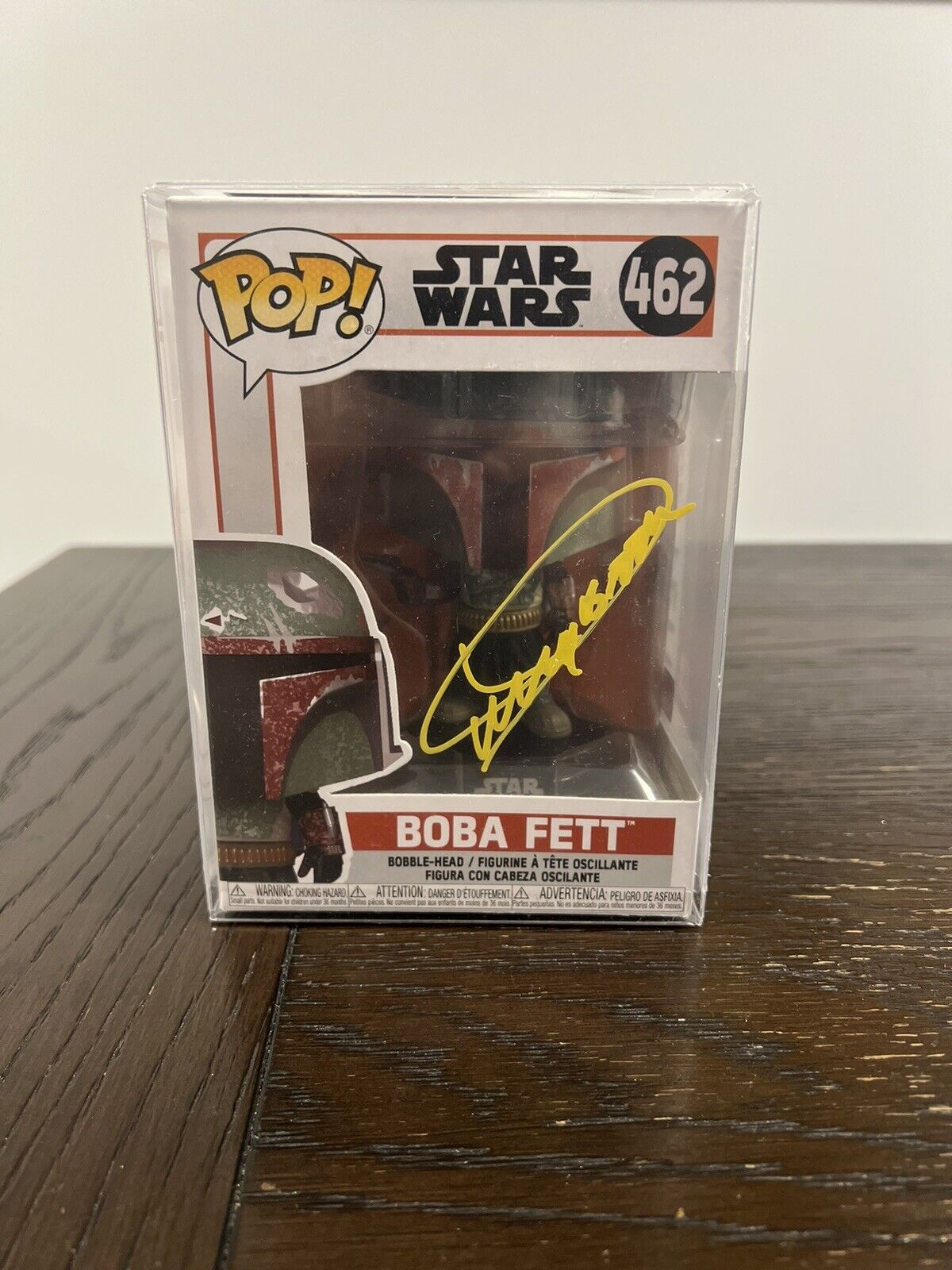 Dickey Beer Signed Boba Fett Funko Pop with Certificate Of Authenticity