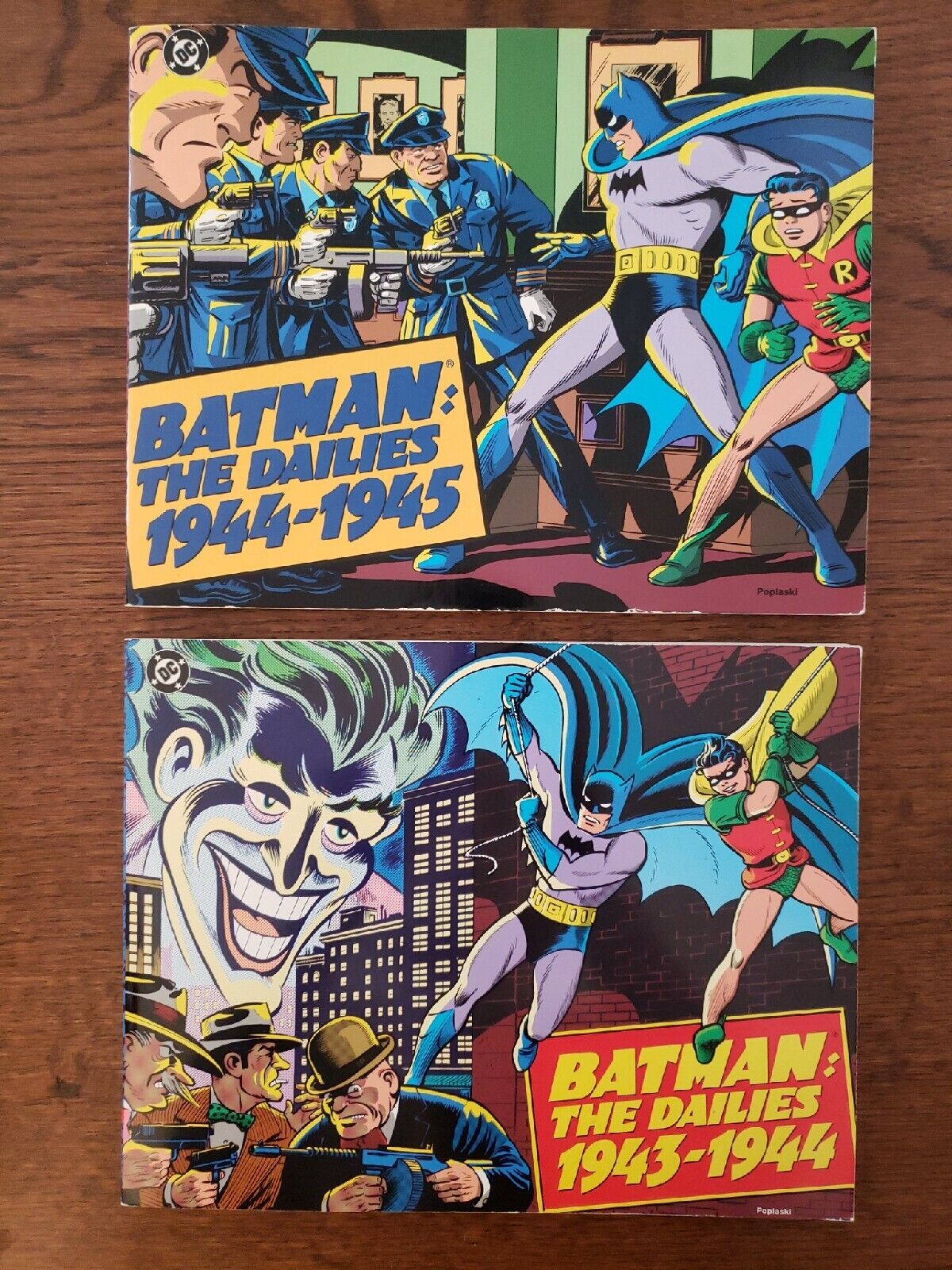 Batman The Dailies VOLS 1 & 2 -1ST PRINT 1990 2 TPB LOT 1943-44, 1944-45