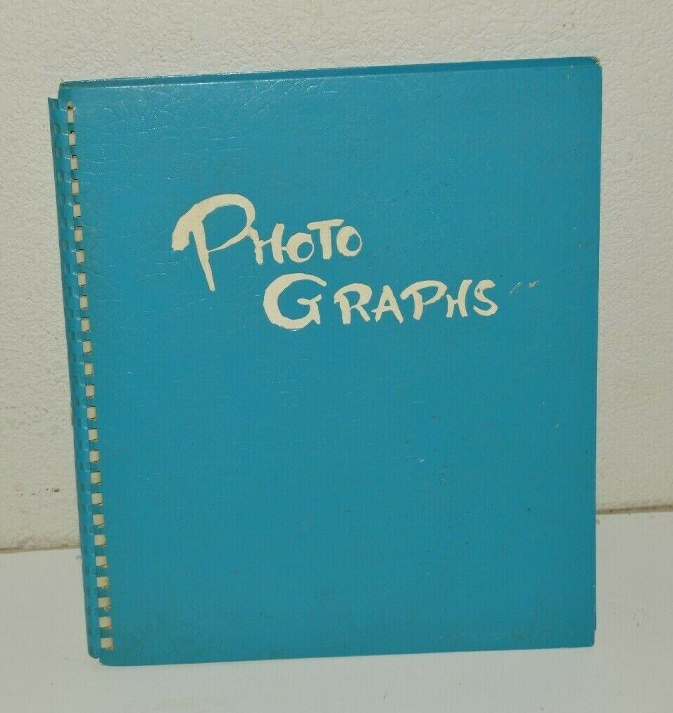 Nice Vintage 1980s Large Scrapbook PHOTOGRAPHS Book UNUSED Rare