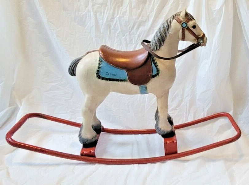 VTG TRIANG Rocking Horse UK Rare Mid-Century Royal Childrens Toy