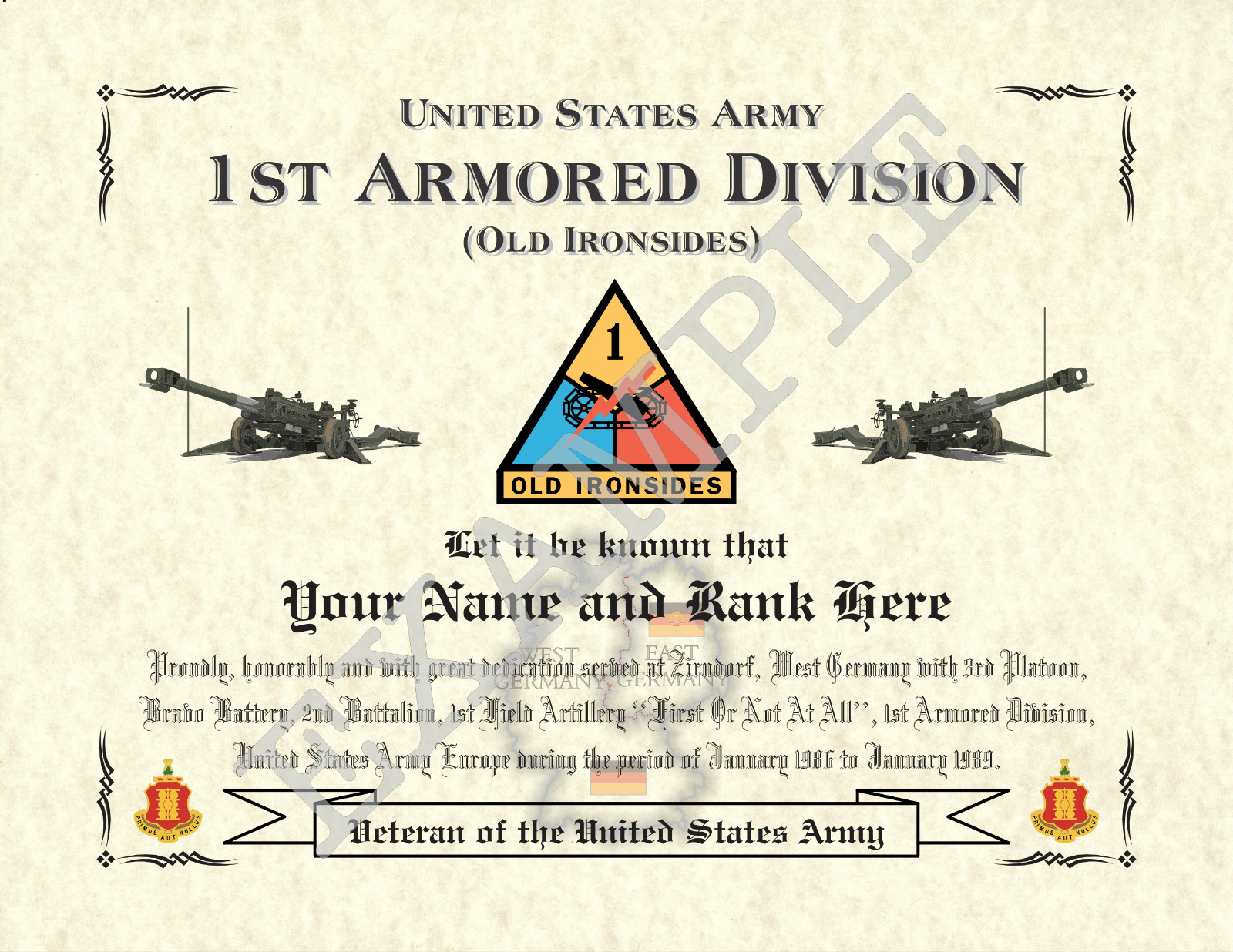 1st Armored Division, 8.5\
