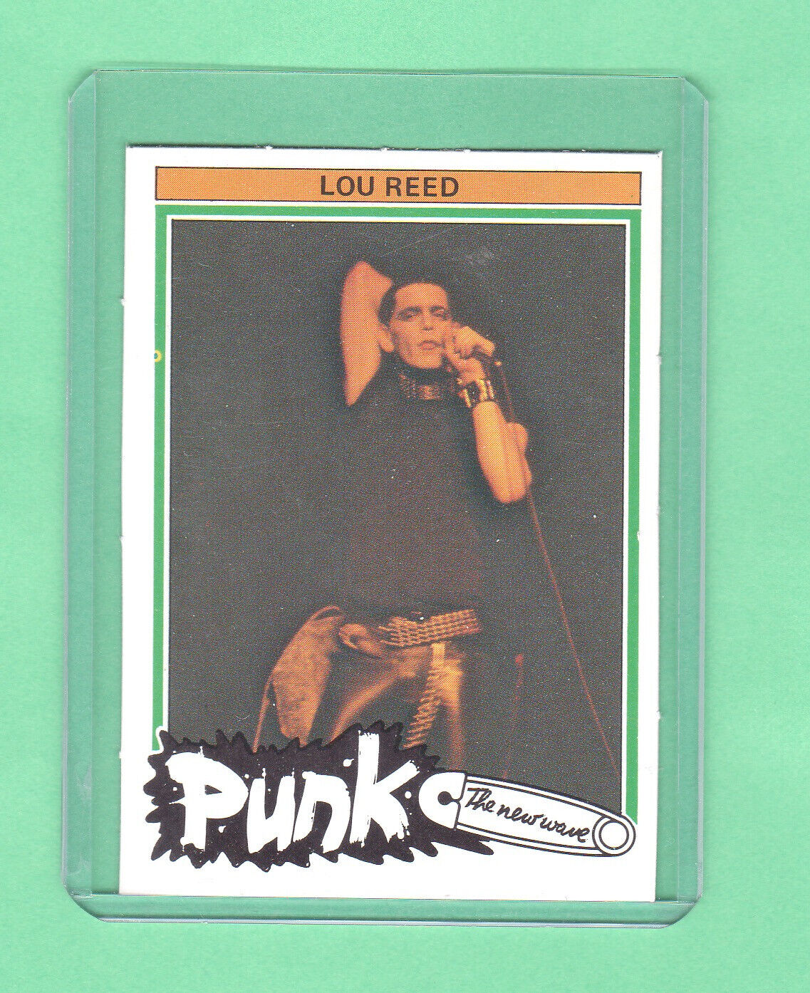 Lou Reed   RC  1977   PUNK  NEW WAVE  Monty Gum Card SP?