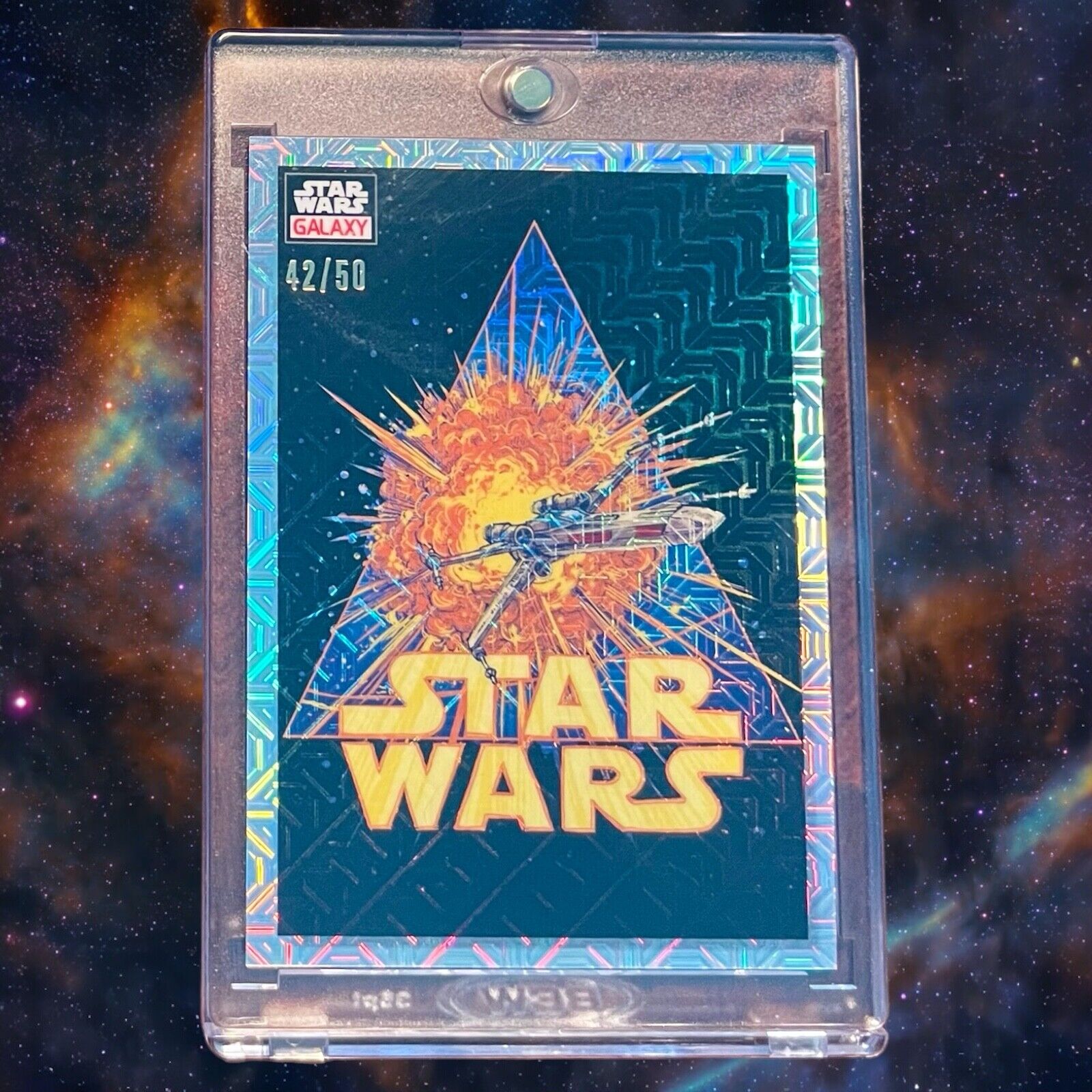 2023 Topps Chrome Star Wars Galaxy #68 Just Like Back Home Mojo Refractor 42/50