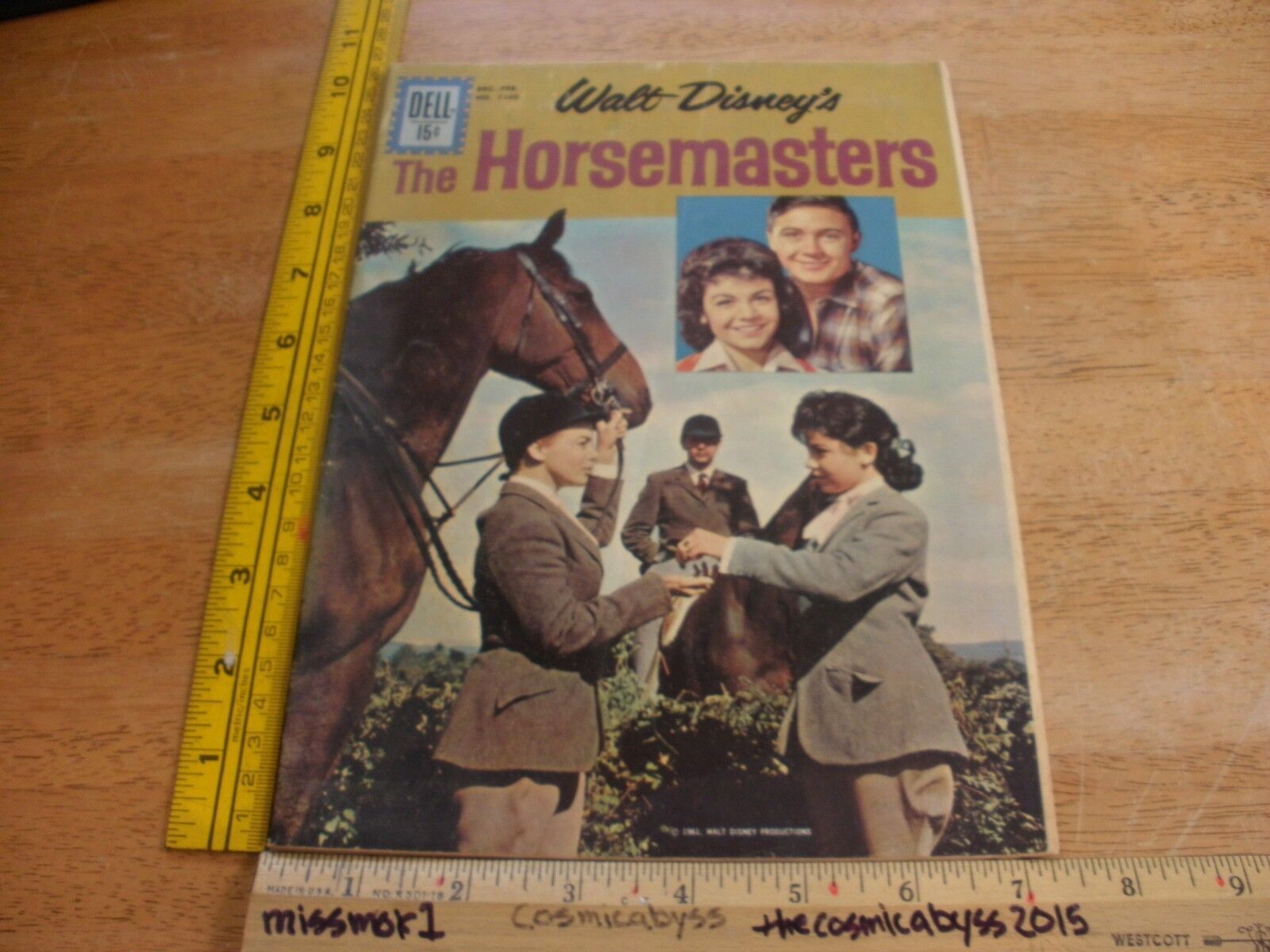 Walt Disney\'s The Horsemasters 1260 VG/F 1950s comic Dell Four Color Annette HTF