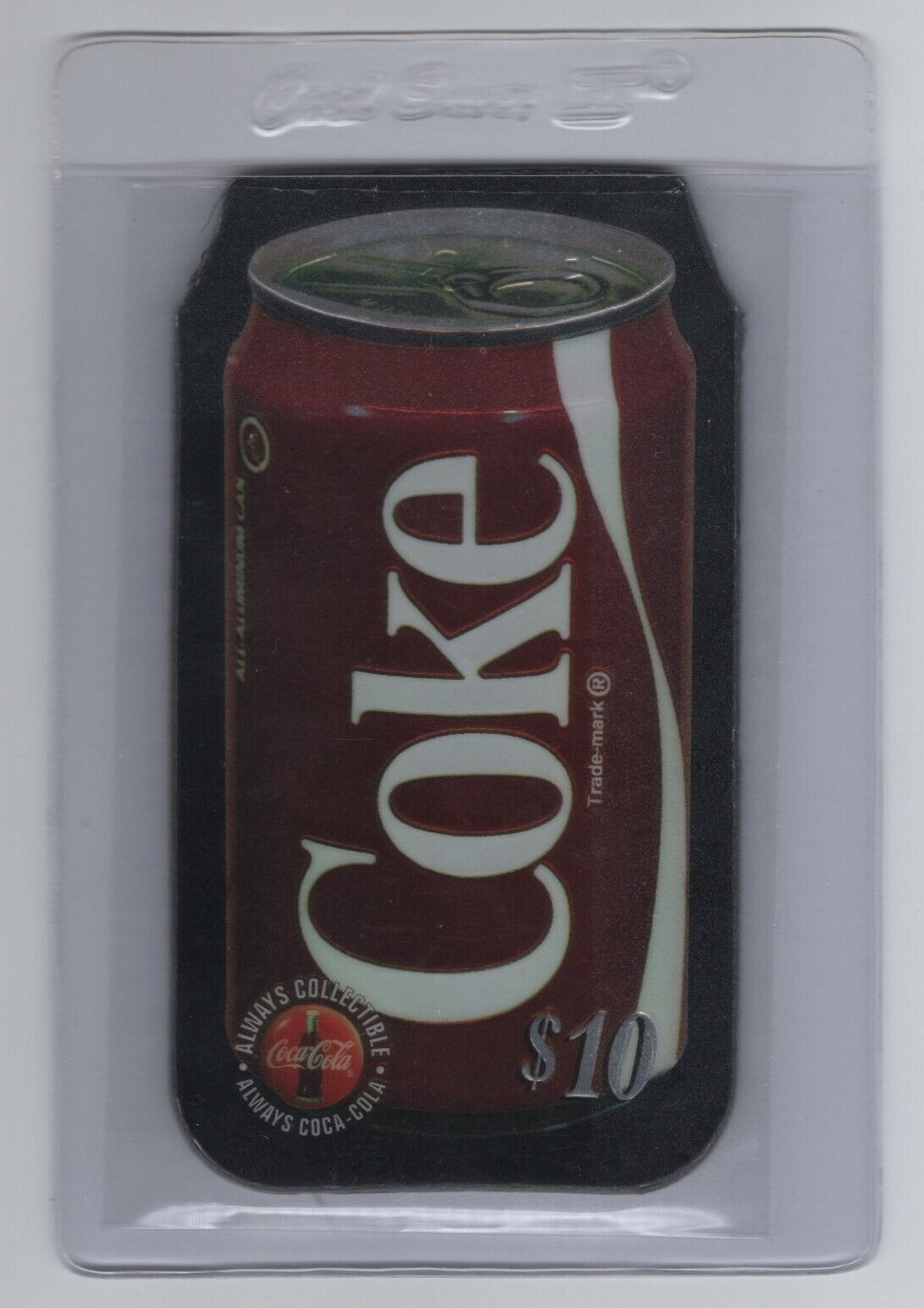 1995-96 SCORE BOARD COKE-SPRINT [$10 PHONE CARD] [COKE CAN] [#01]