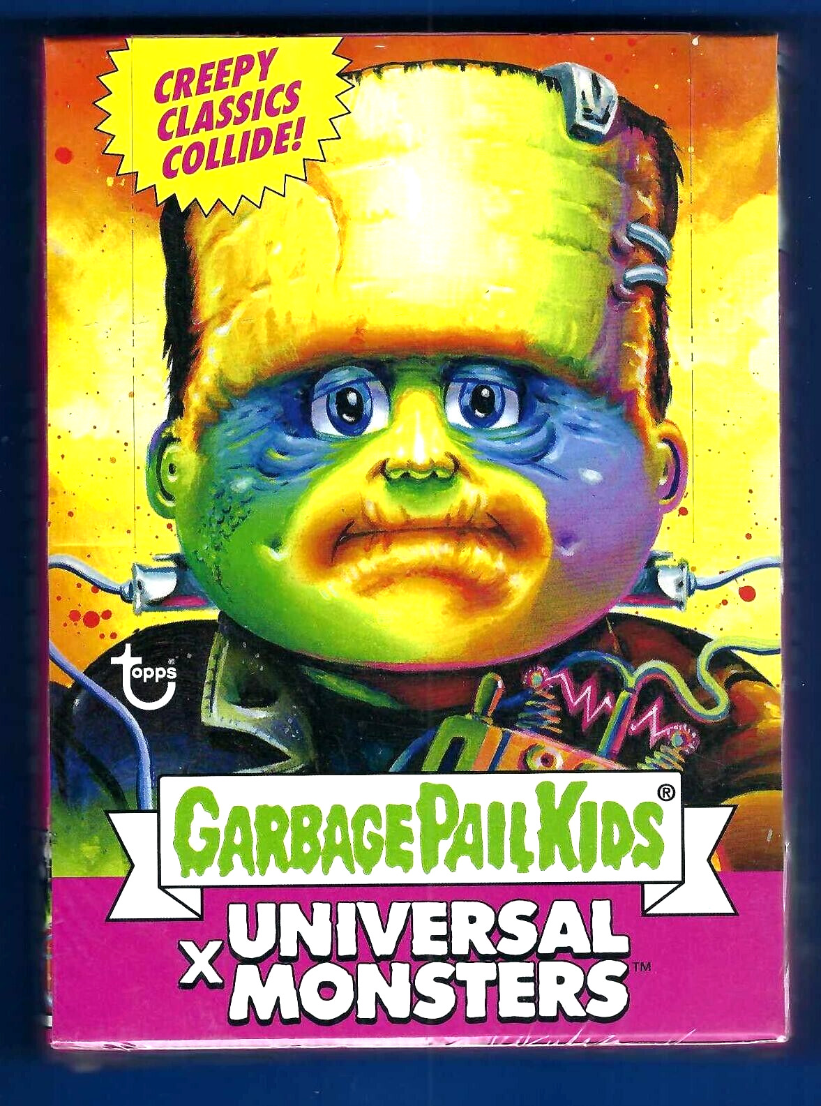 2019 Pink Garbage Pail Kids x Universal Monsters Super7 Sealed Hobby Box - SDCC