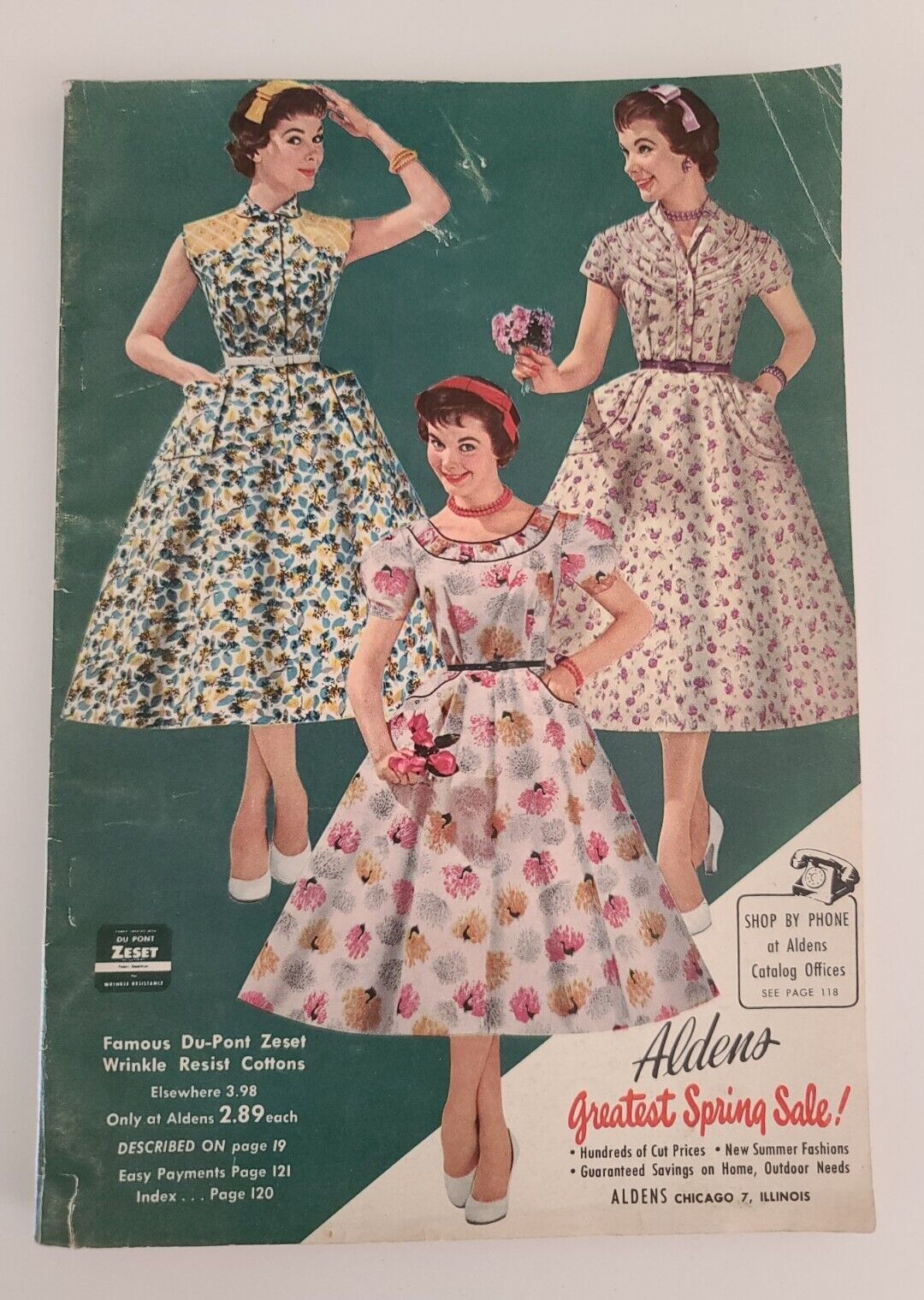 vintage 1950s Aldens Chicago Department Store Catalog Advertising