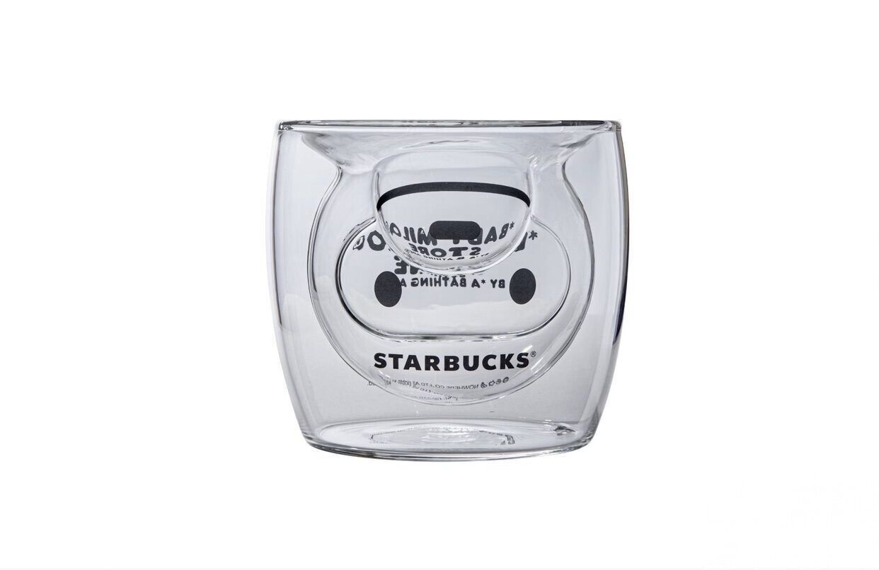 Starbucks Hong Kong Baby Milo 8 oz. Double Wall Glass BNIB ::US Shipping::