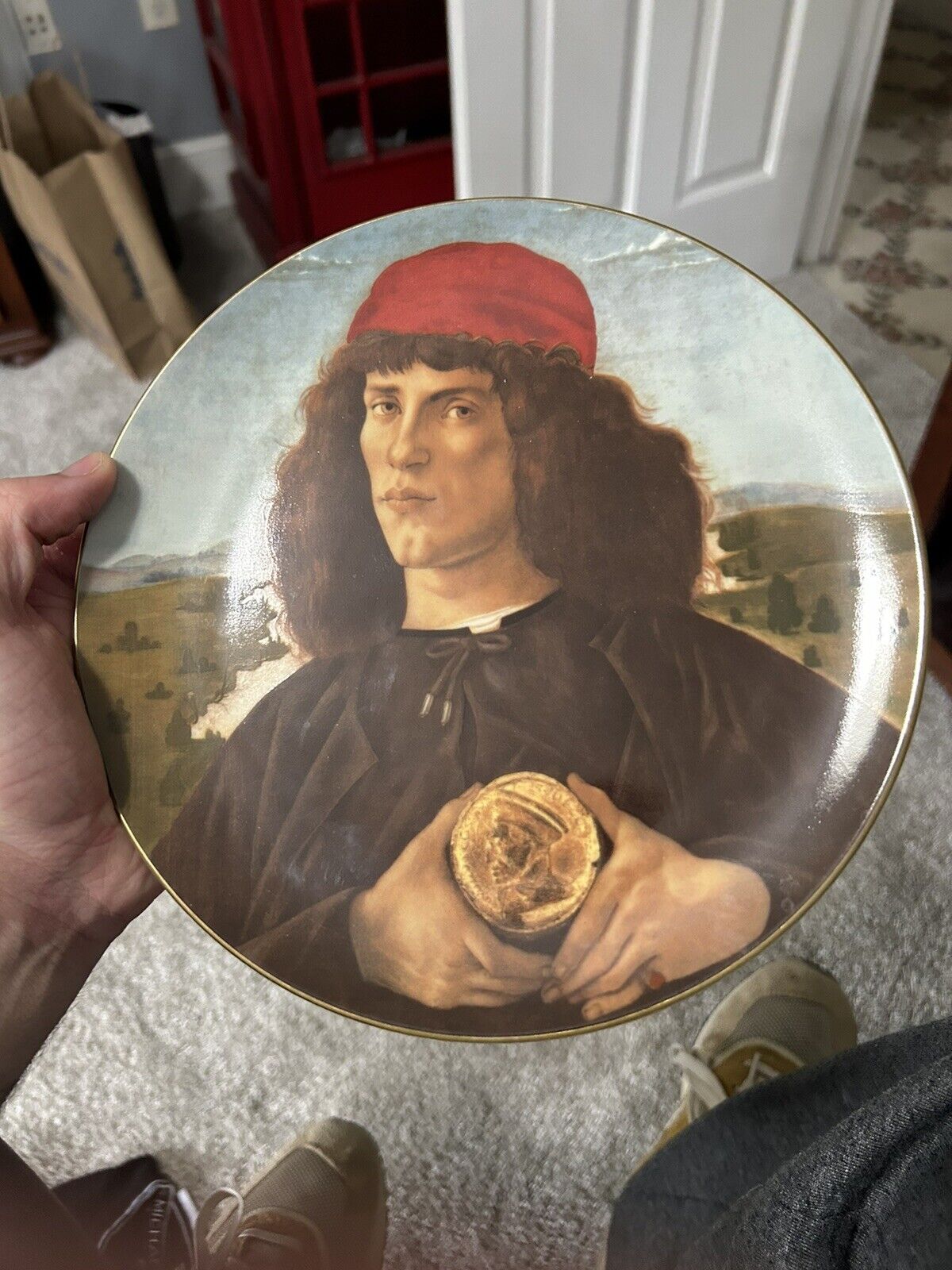 Portrait of a Man with a Medal of Cosimo the Elder Plate “1200 Made”
