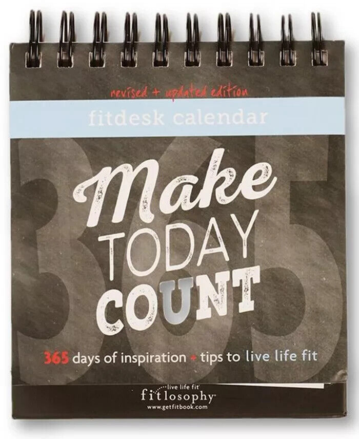 Fitdesk Calendar by CR GIBSON SIGNATURE 365 days of inspiration NWOB desk,home