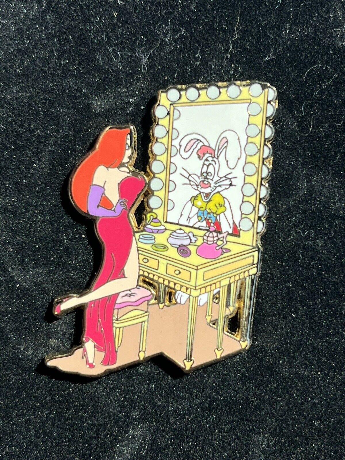 RARE JESSICA RABBIT At HER VANITY W/ ROGER IN THE MIRROR LE 250 NOC