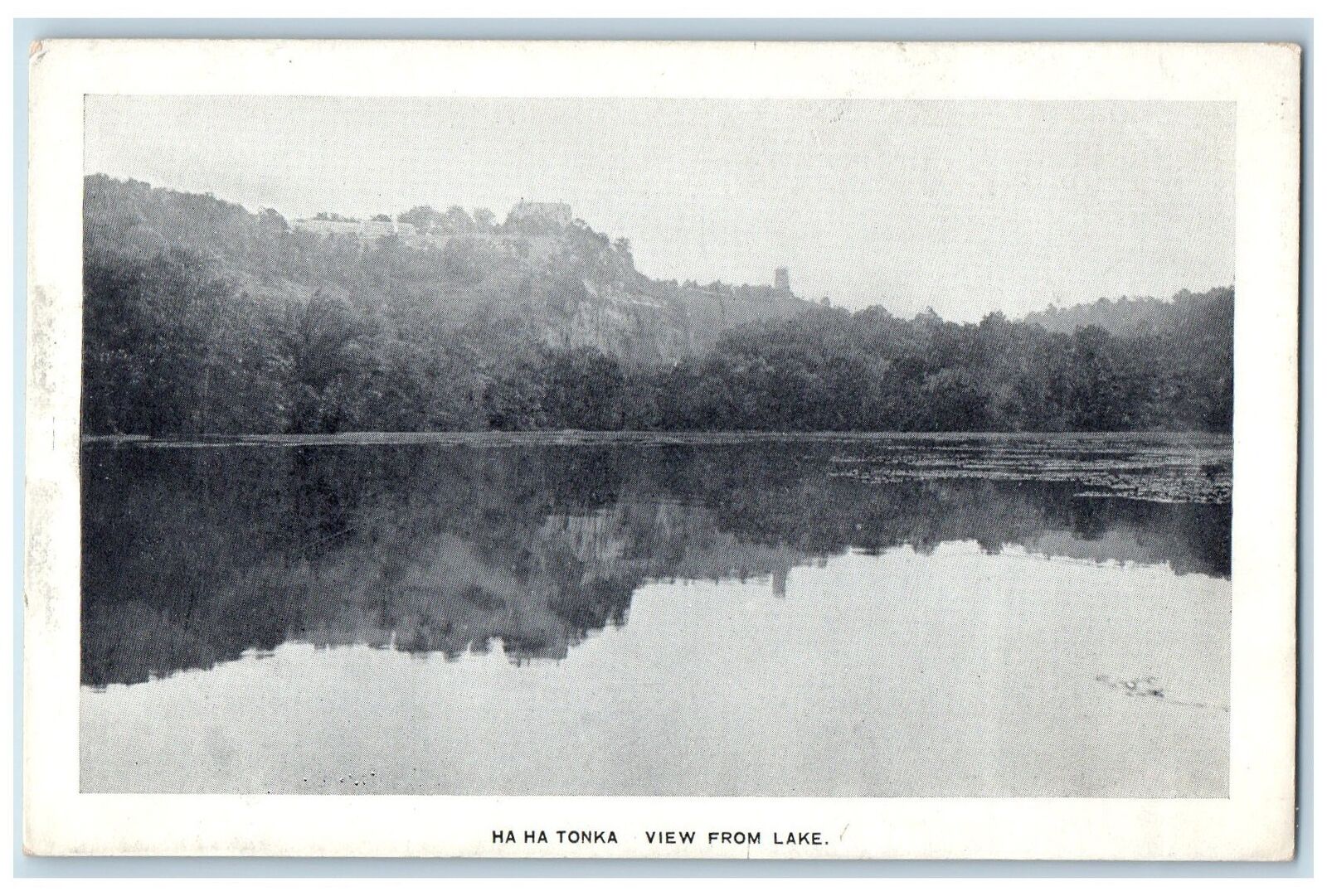 c1960s Ha Ha Tonka View From Lake Scene Camdenton County Missouri MO Postcard