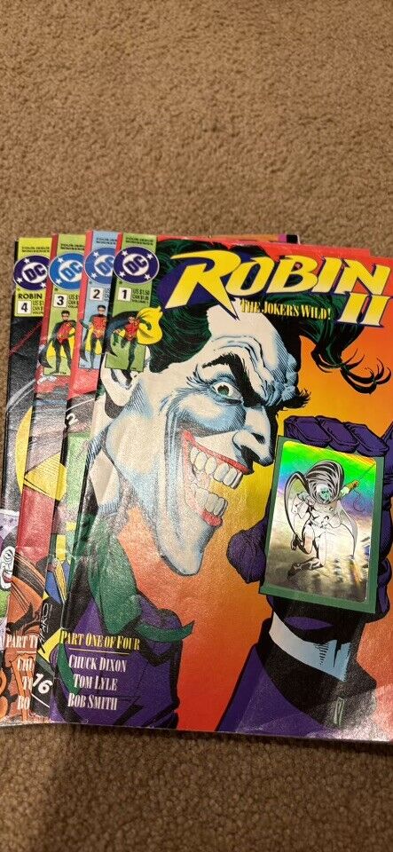 Robin 2 - The Jokers Wild #1-4 DC Comics 1991 Rare Comic Complete Set