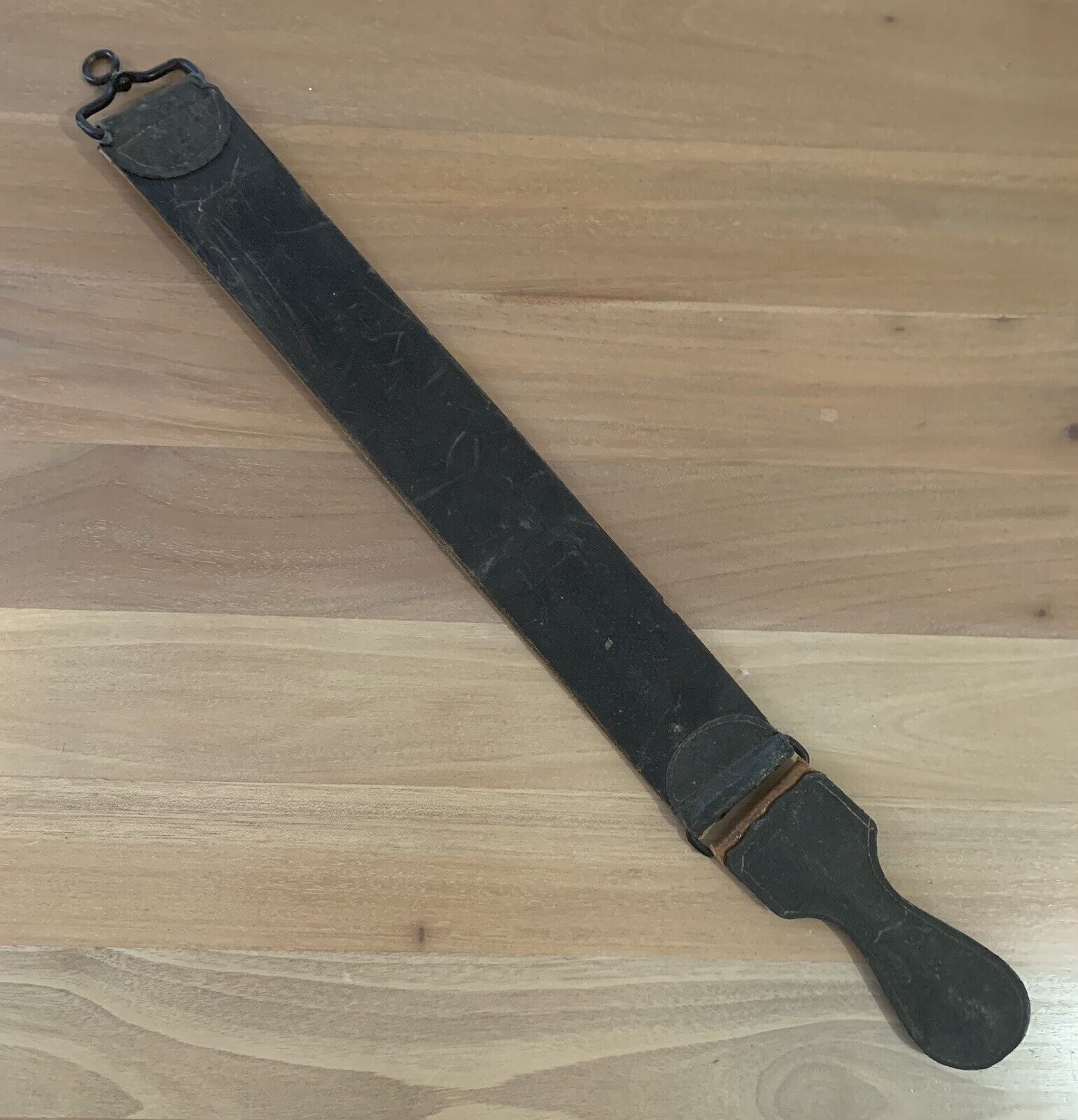 Vintage Premier Leather Barbers Razor Strop 870-100 Made In USA