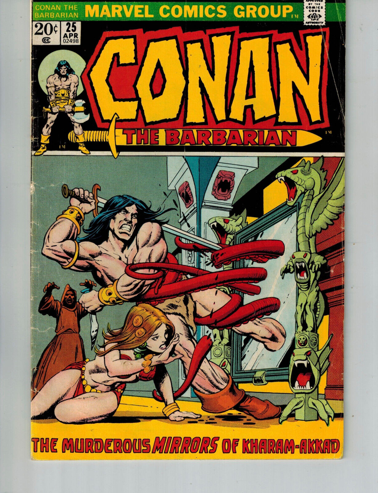 Conan The Barbarian #25 Marvel 1973, John Buscema, Roy Thomas
