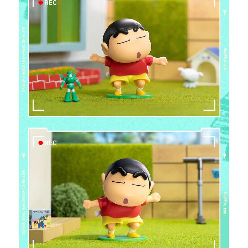 Crayon Shin-Chan Dynamic New Life Blind Box Action Figures Clockwork Toys Gifts！